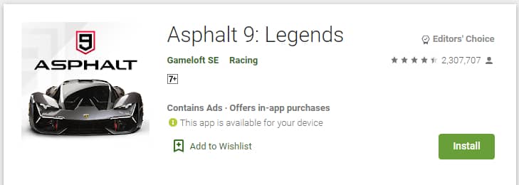 Asphalt 9: Legends