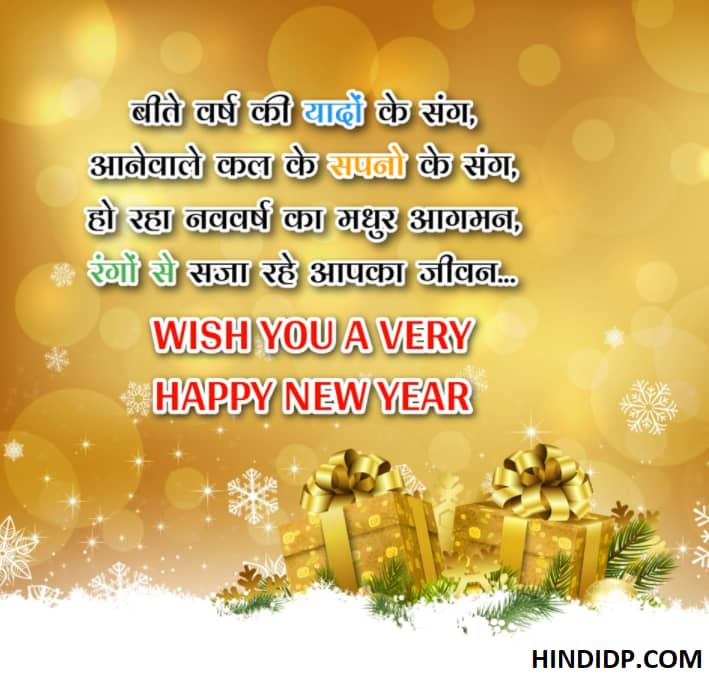 Happy New Year Wishes in Hindi