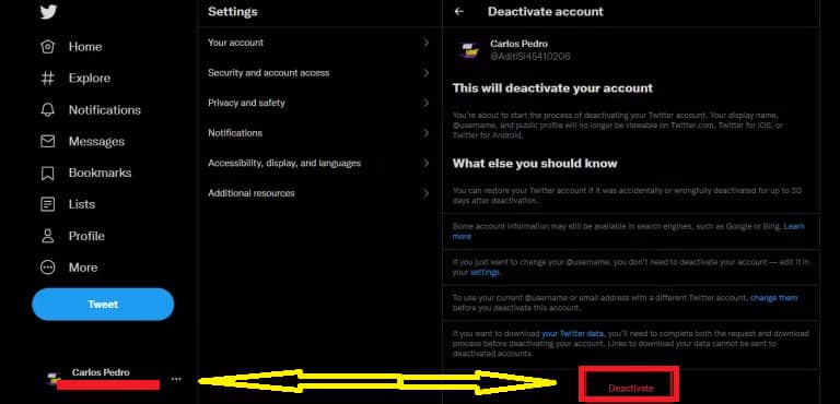 How To Delete Twitter Account