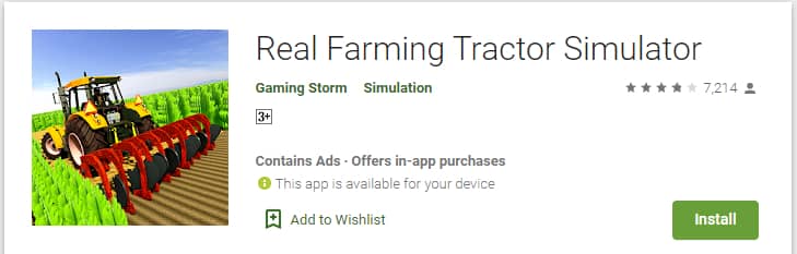 Real Farming Tractor Simulator