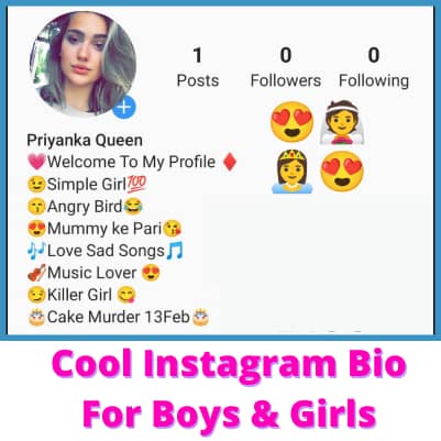 Cool Bio For Instagram