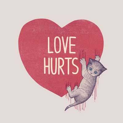 love hurts dp image