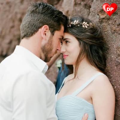 Romantic Couple Flowers Profile Pic for WhatsApp