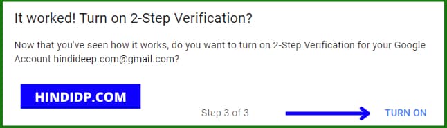 2 Step Verification kya hai in hindi